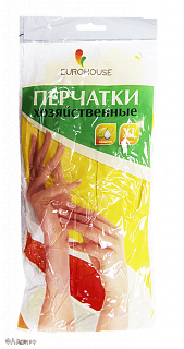 Перчатки латексные ЕвроХаус XL
