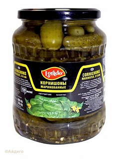 Огурцы маринованные корнишоны LORADO
