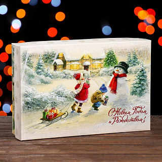 Коробка сборная 30*20*7 см