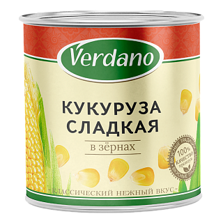 Кукуруза VERDANO (банка без ключа)