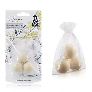 Ароматизатор для дома в саше с шариками Creamy vanilla, 1шт.