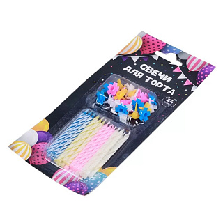 Свечи для торта ЕвроХаус 5,5 см 24 шт.