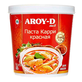 Паста карри красная AROY-D