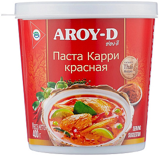 Паста карри красная AROY-D