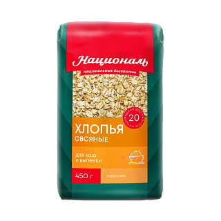 Хлопья овсяные "Националь"
