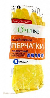 Перчатки латексные OptiLine S