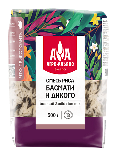 Смесь риса басмати и дикого, Агро-Альянс Экстра