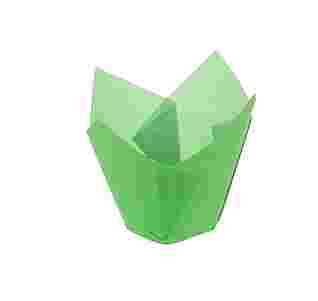 Форма бумажная Тюльпан зеленый