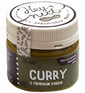 Арахисовая паста HEY,NUT с пряным карри Curry
