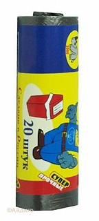 Пакеты для мусора Мультипласт особо прочные 60л 20шт