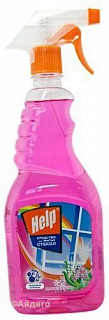 Средство для стекла Хелп Аром.весны с пульверизатором