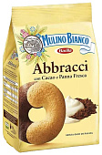 Печенье  АББРАЧЧИ с какао и сливками 350 г  MULINO BIANCO