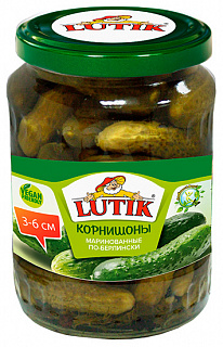 Огурцы маринованные 3-6см. корнишоны по-берлински