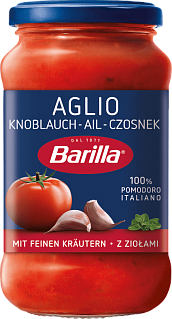 Соус томатный с чесноком и травами Барилла, Barilla