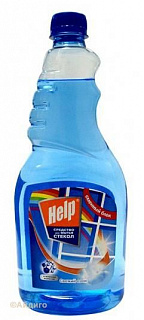 Запасной блок для стекла Хелп Свежий озон сменный блок