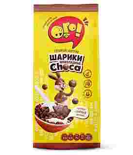 Завтраки сухие Шоколадные шарики CHOCA, ОГО!