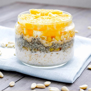 Набор для ленивой овсянки с манго