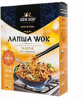 Набор для WOK лапша бобовая Harusame соус ChapChae кунжут