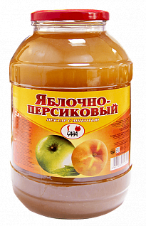 Нектар яблочно-персиковый 2л "САВА"
