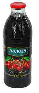 Сок вишневый в стеклянной бутылке AzVKUS