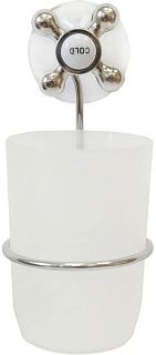 Стакан с держателем Кран ЕвроХаус 1шт.