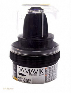 Крем-блеск черный "Дамавик"