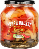 Перец в сладкой заливке с укропом и чесноком 340 г "Лукашинские"
