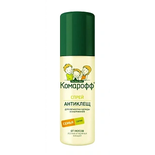 Спрей Комарофф Антиклещ, Дэта Спрей Комарофф Антиклещ, Дэта