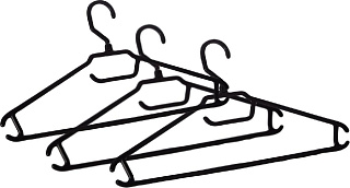 Вешалка Плечики для легкой одежды р.48-50 арт.1884