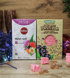 Набор в пакете "Чай и пастила"