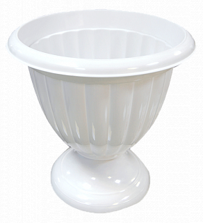 Вазон белый 9 л  "Жасмин"