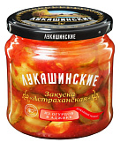 Закуска "Астраханская" из огурцов в аджике "Лукашинские"