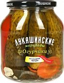 Огурцы маринованные по-домашнему со сладким перцем "Лукашинские"