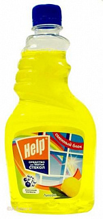 Средство для мытья стекол Help Лимон (сменный блок)