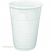 Одноразовый стакан 0,2л белый 100шт