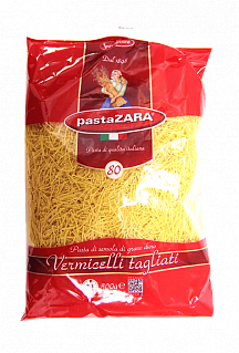 Макароны Pasta Zara 080 Vermicelli tagliati (вермишелька)