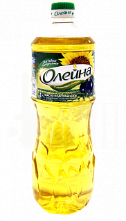 Масло подсолнечное с добавлением оливкового Олейна 1 л