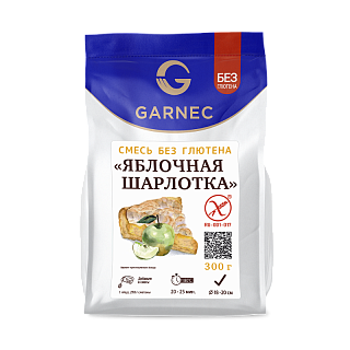 Смесь Яблочная шарлотка без глютена, Гарнец Смесь Яблочная шарлотка без глютена, Гарнец