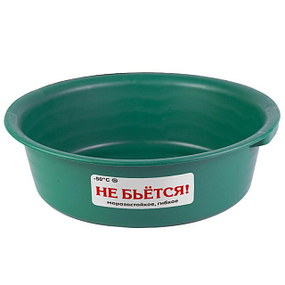 Таз хозяйственный мягкий, 6л, D350мм, ХанПласт