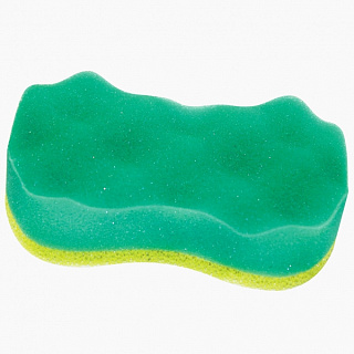 Губка для тела с массажным слоем Лилия