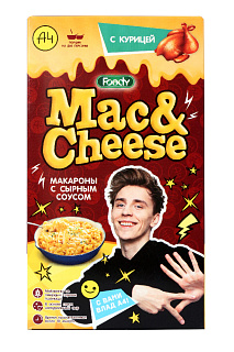 Макаронные изделия с соусом Сырный с курицей,  Mac Макаронные изделия с соусом Сырный с курицей,  Mac