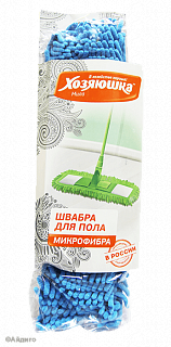 Швабра-флеттер с телескопической ручкой Хозяюшка Мила 1шт