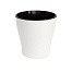 Горшок цветочный белый Лея, 3,6л двойной, БашПласт