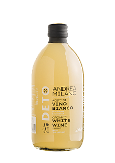 Уксус органический винный белый DETO 6%, Andrea Milano