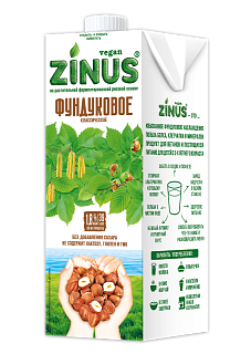 Растительный напиток фундуковое 1,8%, ZINUS
