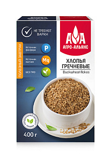 Хлопья гречневые Агро Альянс Экстра