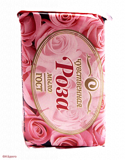 Мыло туалетное Чувственная роза флоу-пак