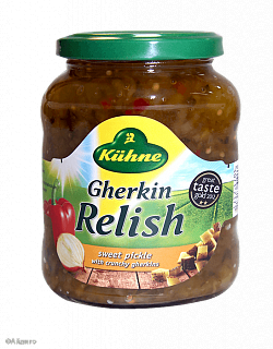 Соус Релиш с огурцами в сиропе Kuhne