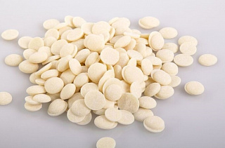 Глазурь из белого шоколада в дисках Caribe Bianko Dischi