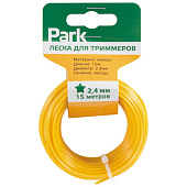 Леска для триммеров PARK 2,4 мм, 15м, звезда,1шт